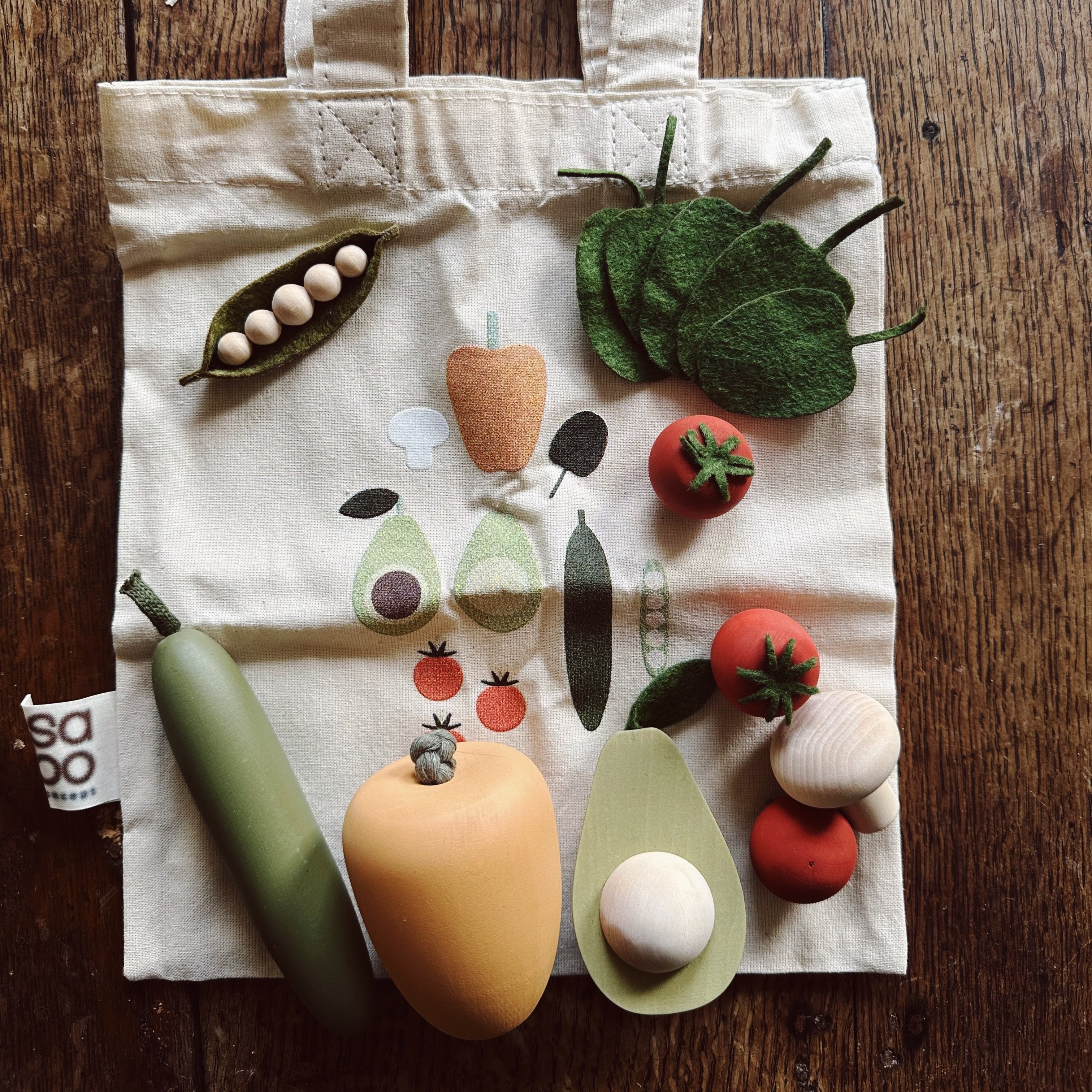 Wooden vegetables by SABO Concept