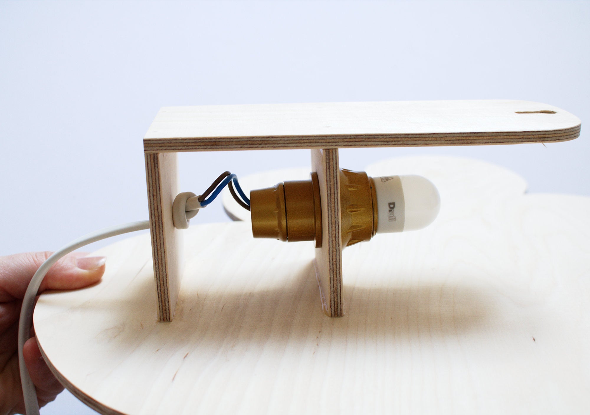 Wooden cloud wall lamp - Happy Little Folks