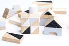 Wooden building blocks - Monochrome - Happy Little Folks