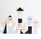 Wooden building blocks - Monochrome - Happy Little Folks