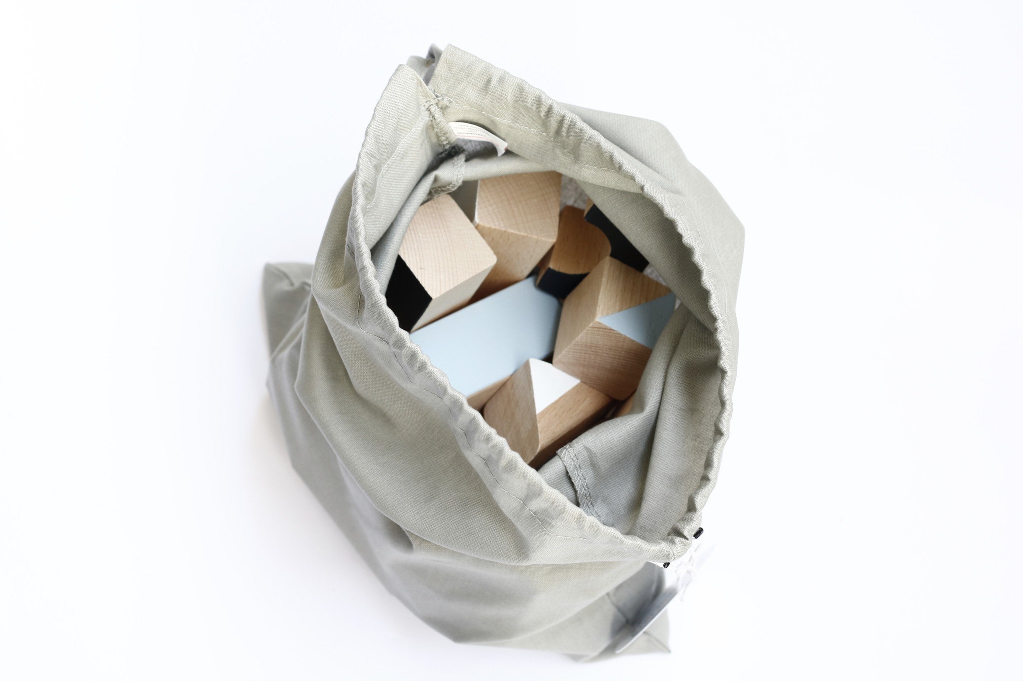 Wooden building blocks - Winter colours - Happy Little Folks