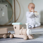 Wooden train set - custom colour choice - Happy Little Folks