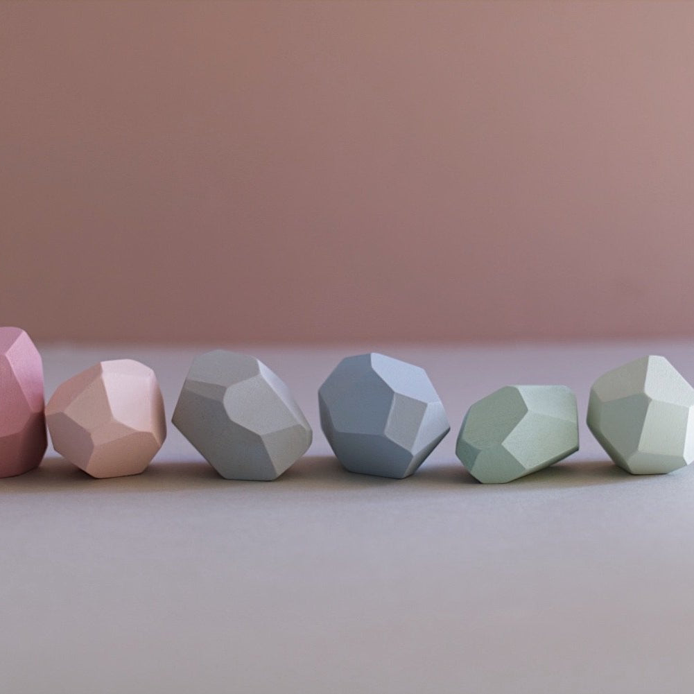Balancing stones - Pastel colours - Happy Little Folks