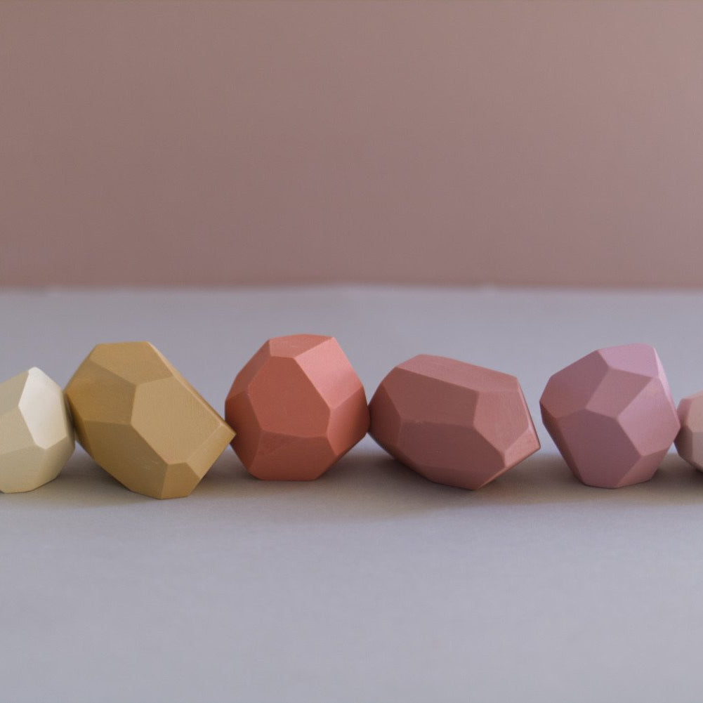 Balancing stones - Pastel colours - Happy Little Folks