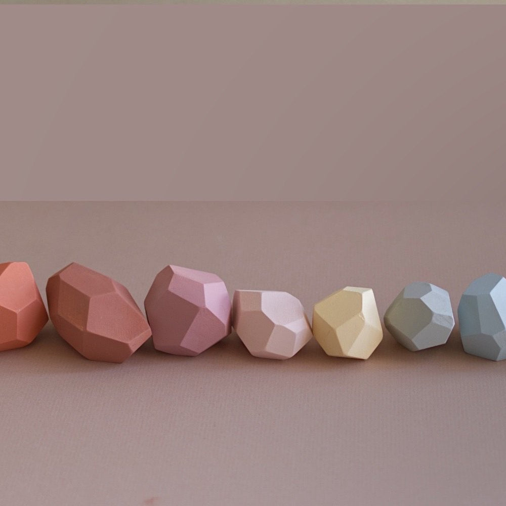 Balancing stones - Pastel colours - Happy Little Folks