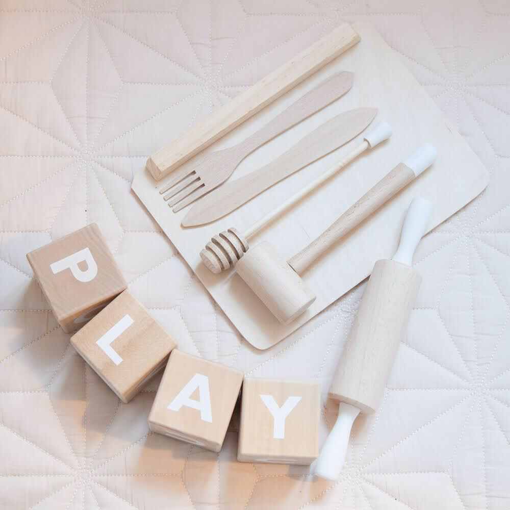 “Little Chef” Play Set - Custom colour choice - Happy Little Folks