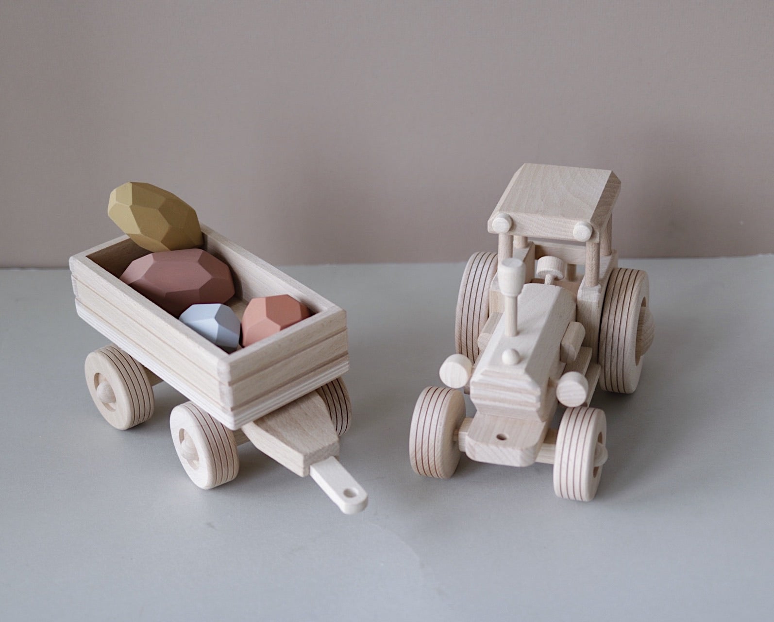 Large wooden tractor PRE ORDER - Happy Little Folks