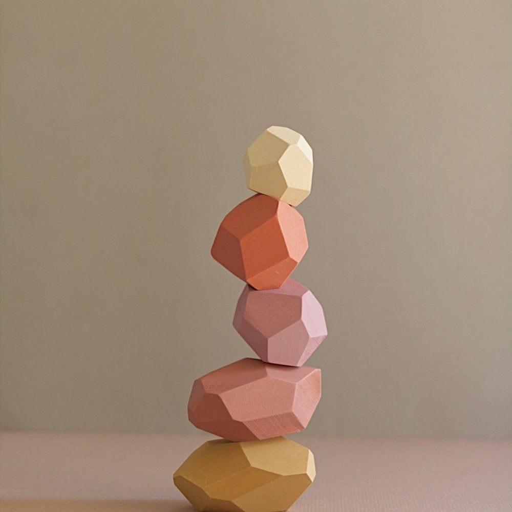Balancing stones - Pastel colours - Happy Little Folks