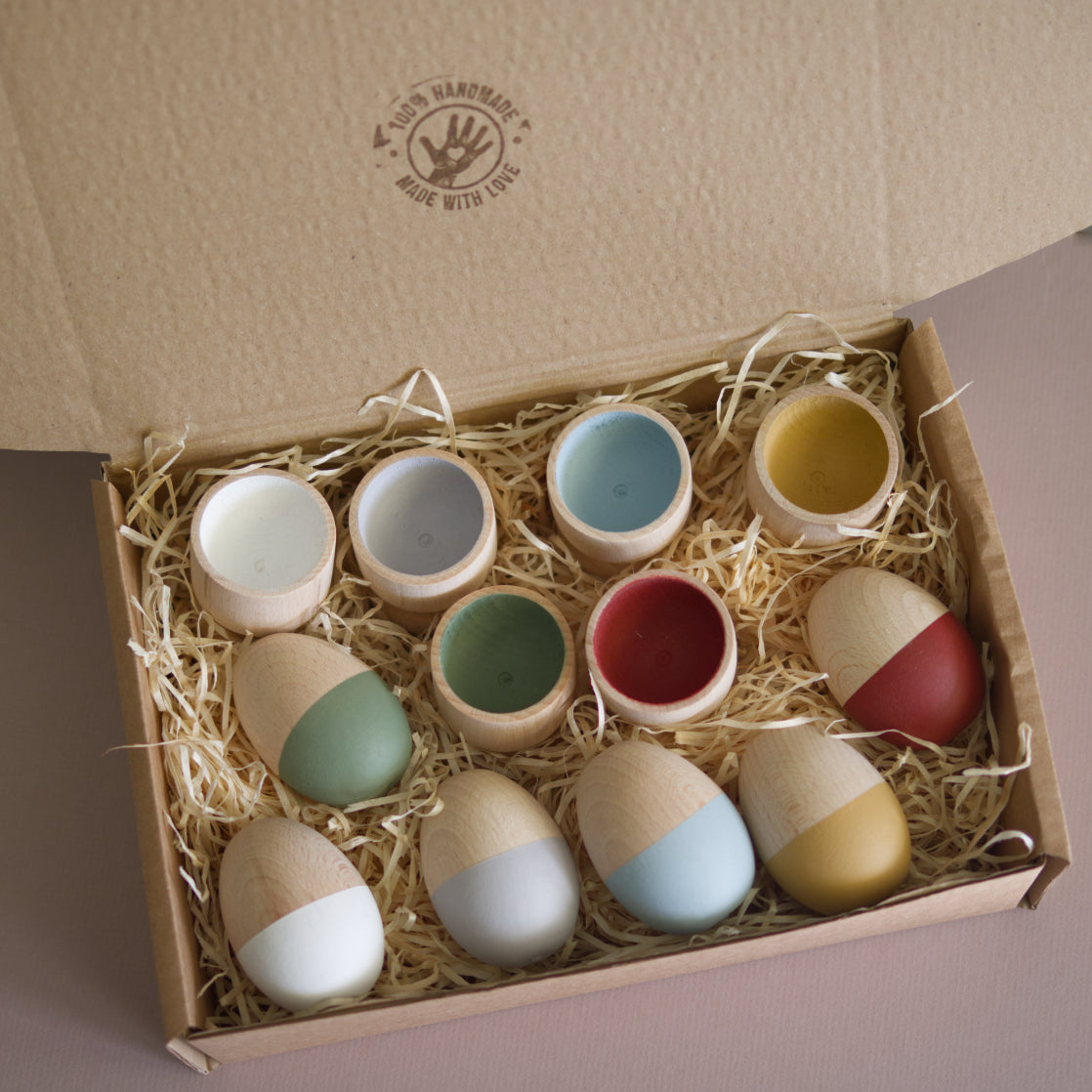 Montessori Eggs in Cups by Happy Little Folks