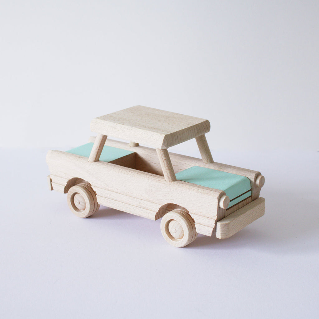 Wooden car toy - custom colour choice - Happy Little Folks