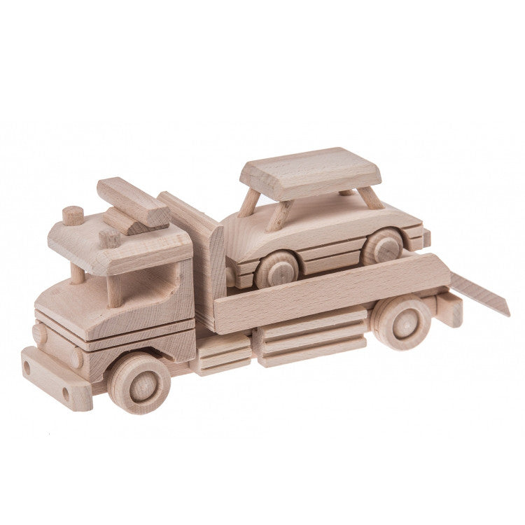Wooden car transporter toy - Happy Little Folks