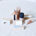 Wooden building blocks - Copper & Monochrome - Happy Little Folks