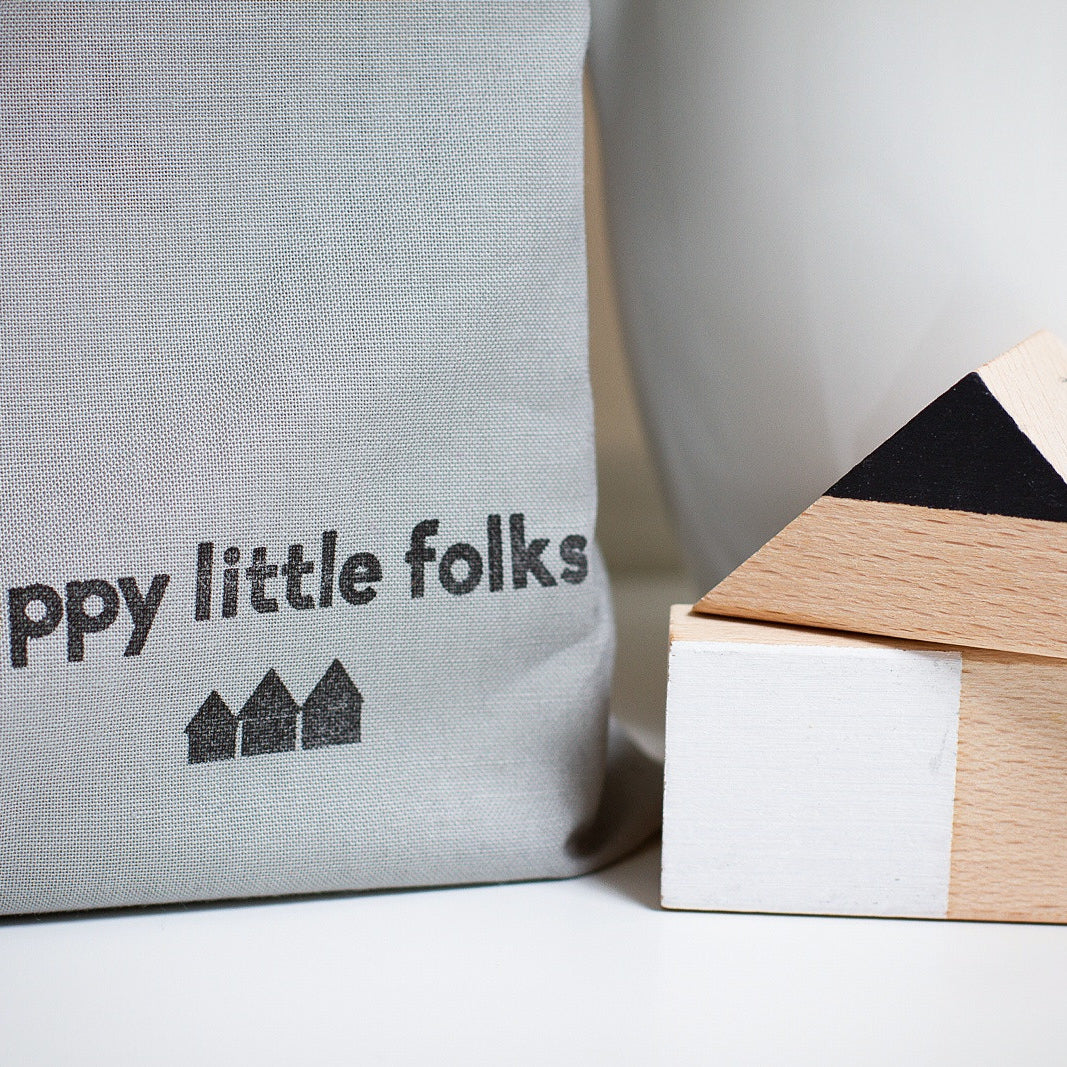 Wooden building blocks - Monochrome - Happy Little Folks