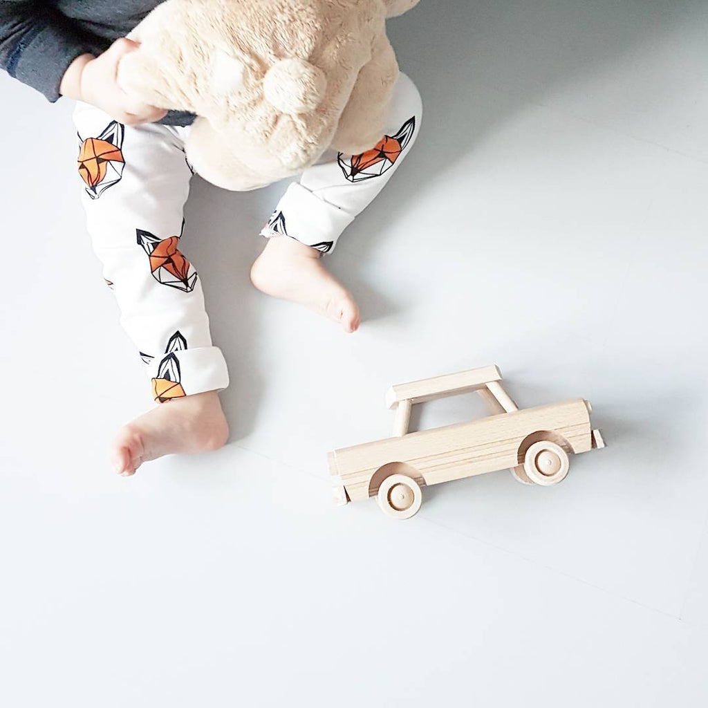 Wooden car toy - custom colour choice - Happy Little Folks