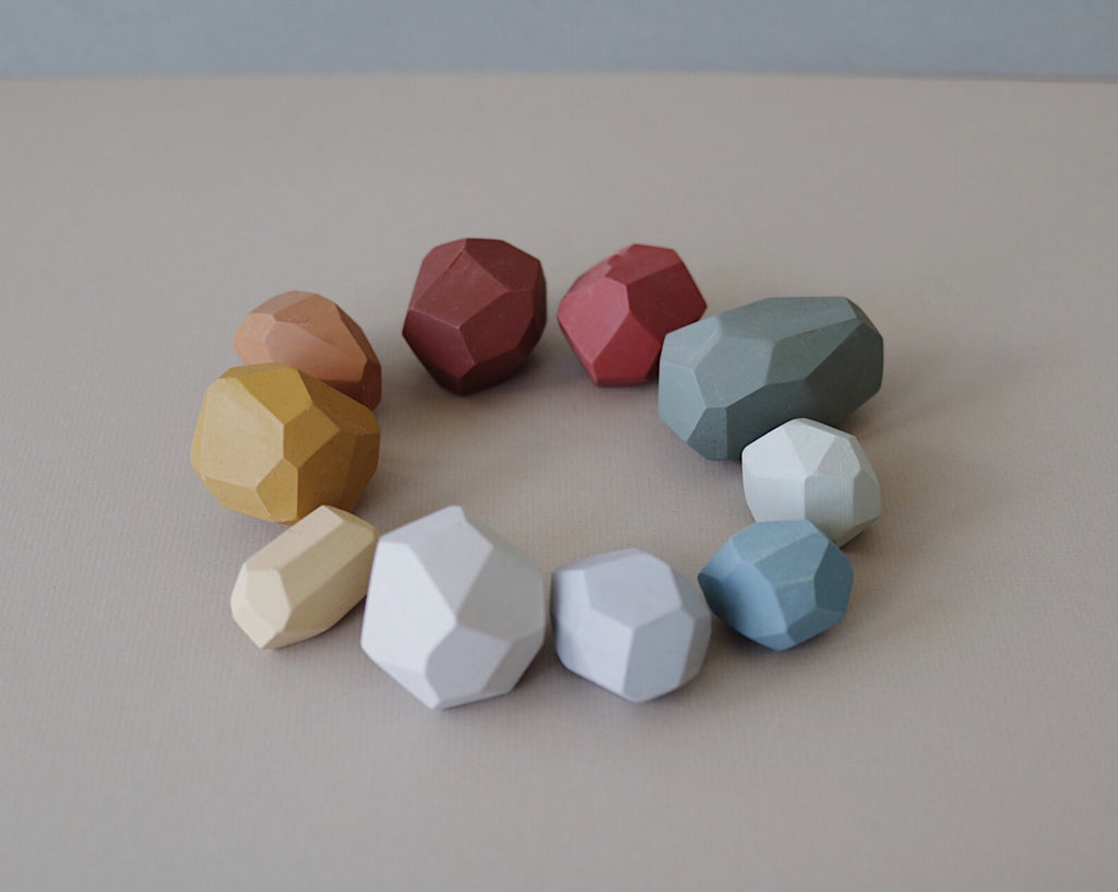 Balancing stones - Earthy colours - Happy Little Folks