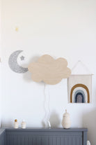 Wooden cloud wall lamp - Happy Little Folks