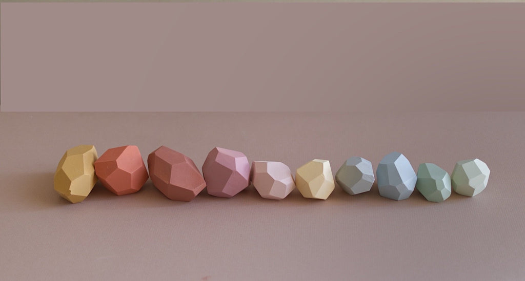 Balancing stones - Pastel colours - Happy Little Folks