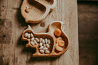 Wooden eco plates for kids