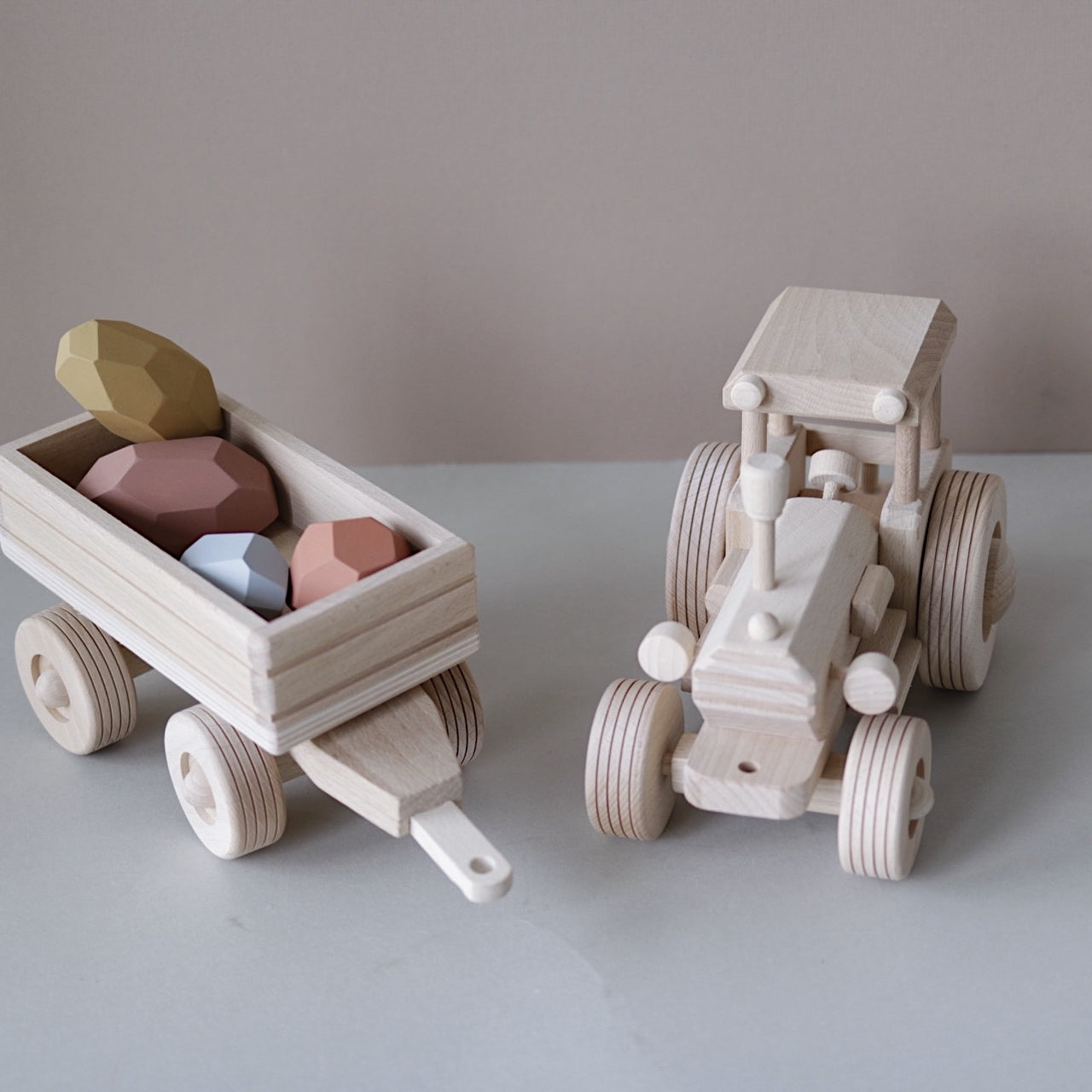 Large wooden tractor PRE ORDER - Happy Little Folks
