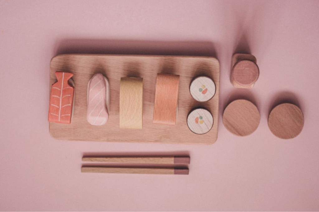 Wooden Sushi Set toy - Happy Little Folks